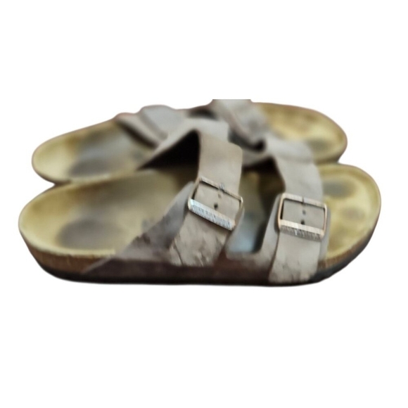 Birkenstock Arizona Oiled Leather Comfort Slide Summer Sandals Sz 41 10 Womens - Picture 3 of 10